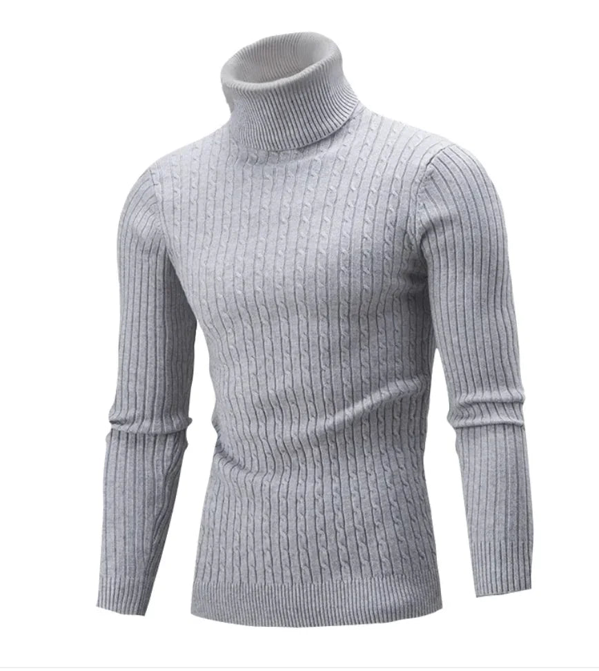 Slim-Fit Rollkragenpullover