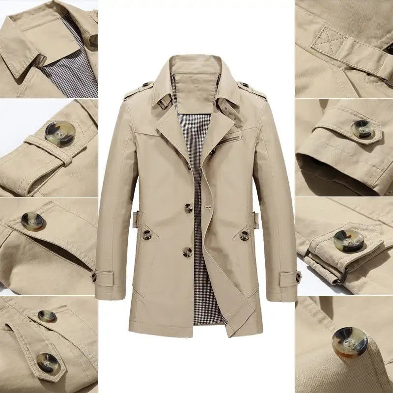 Manteau business long pour lui