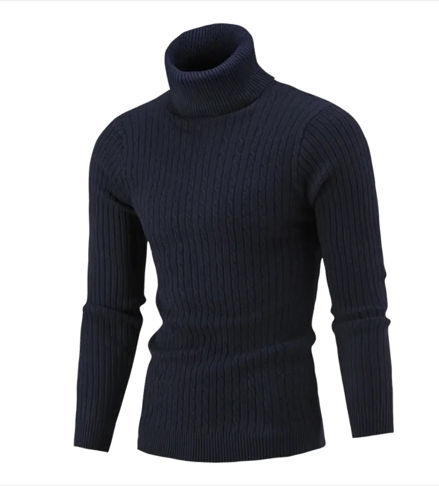 Slim-Fit Rollkragenpullover