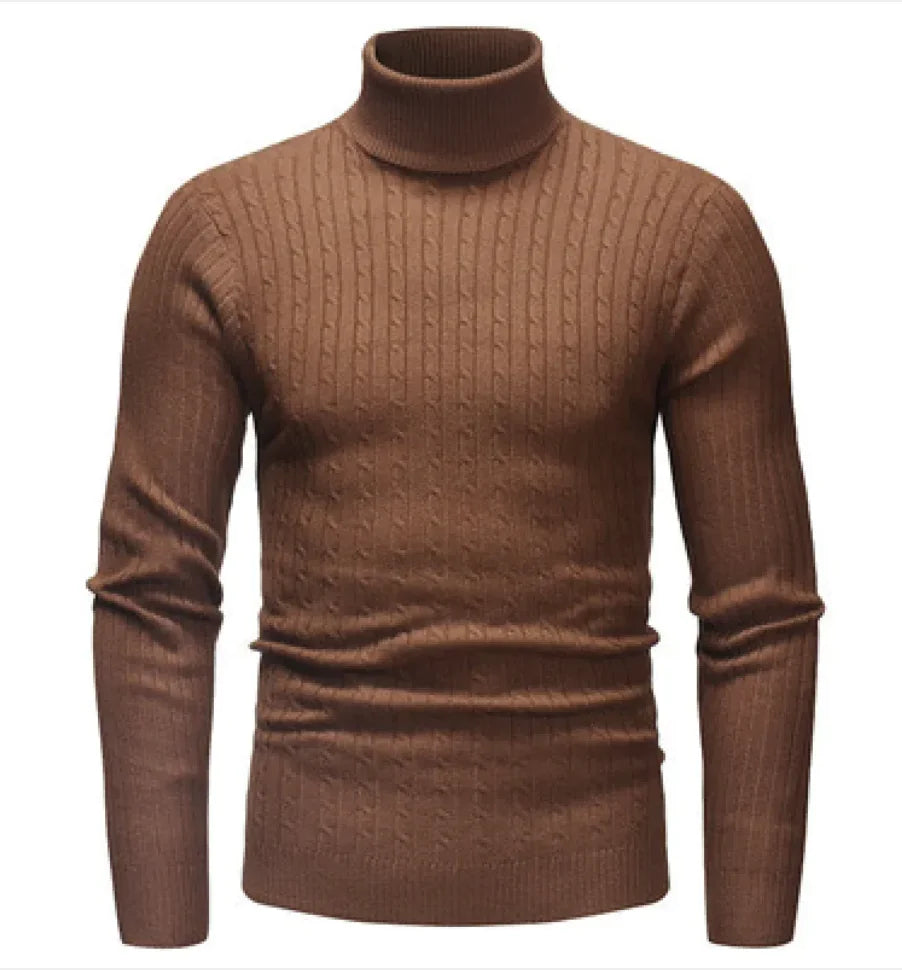 Slim-Fit Rollkragenpullover