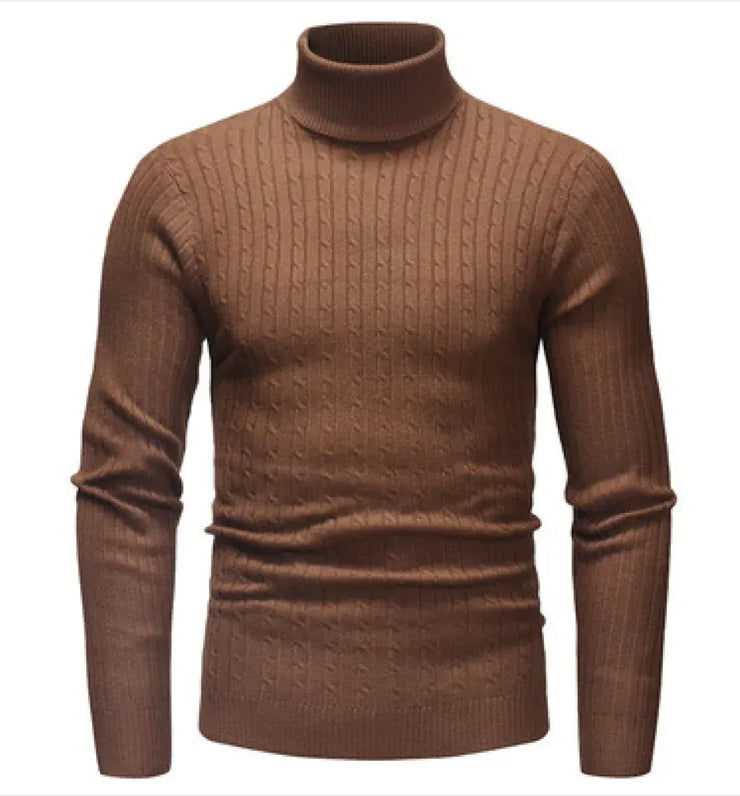 Slim-Fit Rollkragenpullover