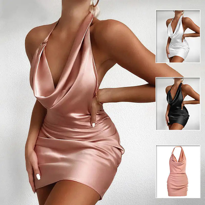 Satin-Partykleid